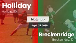 Matchup: Holliday vs. Breckenridge  2020