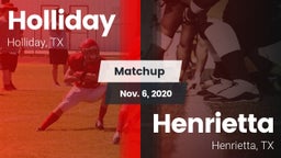 Matchup: Holliday vs. Henrietta  2020