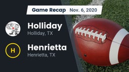 Recap: Holliday  vs. Henrietta  2020