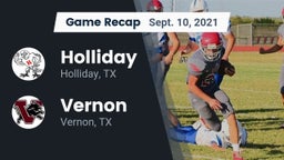 Recap: Holliday  vs. Vernon  2021
