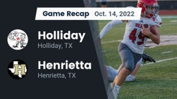 Recap: Holliday  vs. Henrietta  2022