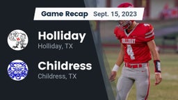 Recap: Holliday  vs. Childress  2023