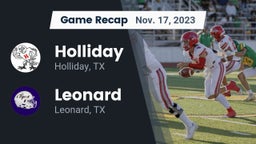 Recap: Holliday  vs. Leonard  2023