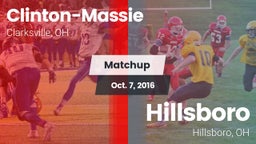 Matchup: Clinton-Massie vs. Hillsboro 2016