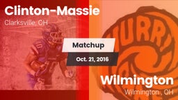 Matchup: Clinton-Massie vs. Wilmington  2016