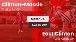 Matchup: Clinton-Massie vs. East Clinton  2017