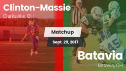 Matchup: Clinton-Massie vs. Batavia  2017