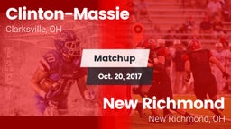 Matchup: Clinton-Massie vs. New Richmond  2017
