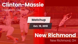 Matchup: Clinton-Massie vs. New Richmond  2018