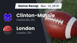 Recap: Clinton-Massie  vs. London  2018