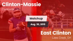 Matchup: Clinton-Massie vs. East Clinton  2019