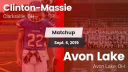 Matchup: Clinton-Massie vs. Avon Lake  2019