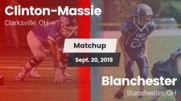Matchup: Clinton-Massie vs. Blanchester  2019