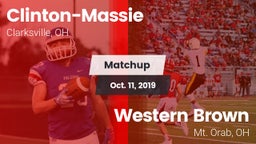 Matchup: Clinton-Massie vs. Western Brown  2019