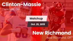 Matchup: Clinton-Massie vs. New Richmond  2019