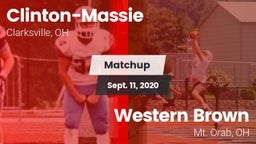 Matchup: Clinton-Massie vs. Western Brown  2020