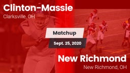 Matchup: Clinton-Massie vs. New Richmond  2020