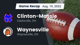 Recap: Clinton-Massie  vs. Waynesville  2022