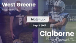 Matchup: West Greene vs. Claiborne  2017