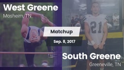 Matchup: West Greene vs. South Greene  2017