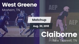 Matchup: West Greene vs. Claiborne  2018