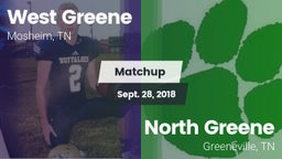 Matchup: West Greene vs. North Greene  2018