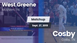 Matchup: West Greene vs. Cosby  2019