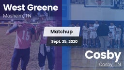 Matchup: West Greene vs. Cosby  2020