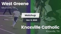 Matchup: West Greene vs. Knoxville Catholic  2020
