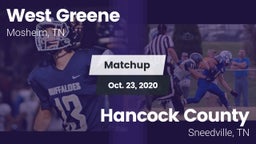 Matchup: West Greene vs. Hancock County  2020