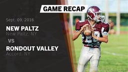 Recap: New Paltz  vs. Rondout Valley  2016