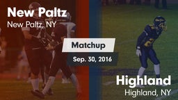Matchup: New Paltz vs. Highland  2016