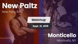 Matchup: New Paltz vs. Monticello  2019