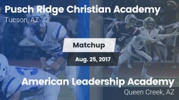 Matchup: Pusch Ridge Christia vs. American Leadership Academy 2017