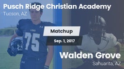 Matchup: Pusch Ridge Christia vs. Walden Grove  2017
