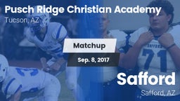 Matchup: Pusch Ridge Christia vs. Safford  2017