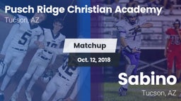 Matchup: Pusch Ridge Christia vs. Sabino  2018