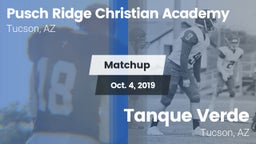 Matchup: Pusch Ridge Christia vs. Tanque Verde  2019