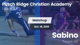 Matchup: Pusch Ridge Christia vs. Sabino  2019