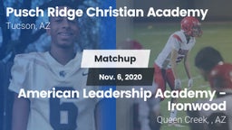 Matchup: Pusch Ridge Christia vs. American Leadership Academy - Ironwood 2020
