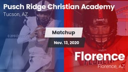 Matchup: Pusch Ridge Christia vs. Florence  2020