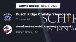 Recap: Pusch Ridge Christian Academy  vs. American Leadership Academy - Ironwood 2020