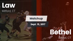 Matchup: Law vs. Bethel  2016