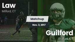 Matchup: Law vs. Guilford  2017