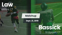 Matchup: Law vs. Bassick  2018