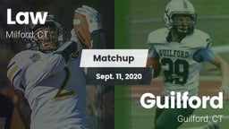 Matchup: Law vs. Guilford  2020