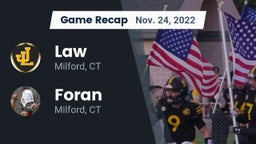 Recap: Law  vs. Foran  2022