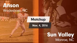 Matchup: Anson vs. Sun Valley  2016