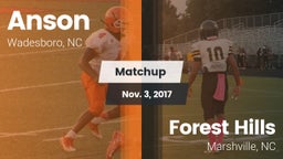 Matchup: Anson vs. Forest Hills  2017