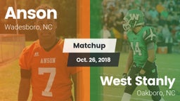 Matchup: Anson vs. West Stanly  2018
